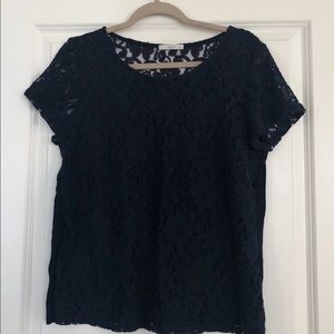 🌟Navy Lace T-shirt🌟